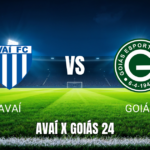 Onde assistir Avaí x Goiás ao vivo: Palpite para 24/05/2026