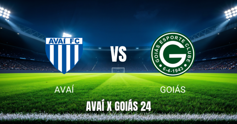 Onde assistir Avaí x Goiás ao vivo: Palpite para 24/05/2026