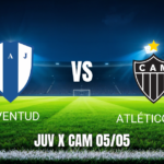 Onde assistir Juventud x Atlético-MG pela Sul-Americana 2026 - Palpite 05/05/2026
