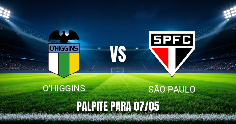 Onde Assistir O'Higgins x São Paulo: Palpite para 07/05/2026