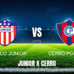 Onde Assistir Atlético Junior x Cerro Porteño ao Vivo: Palpite para 07/05/2026