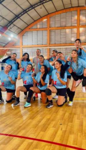 Vôlei feminino da Escola Francisco Teodoro vence título regional nos JEESP