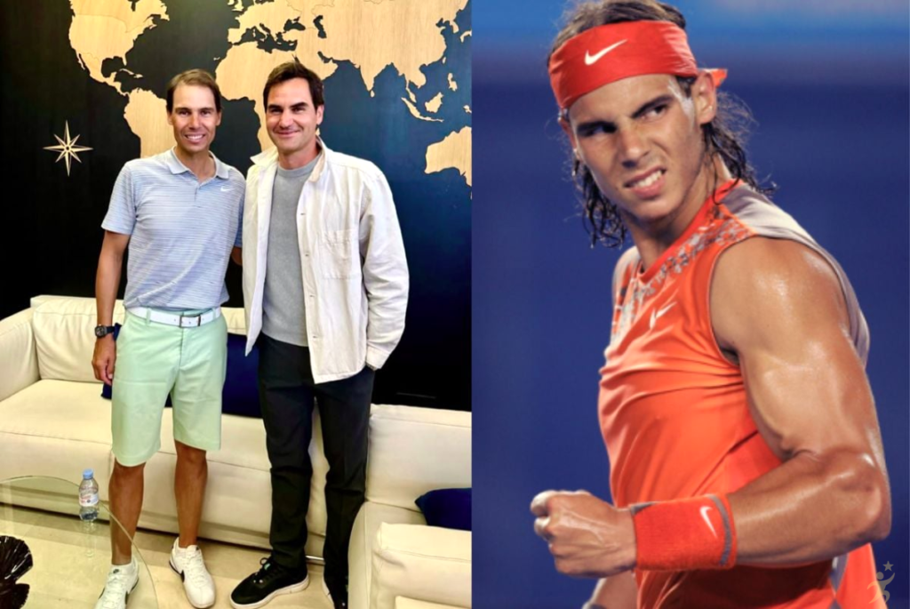 Fãs chocados com mudança física de Rafael Nadal após aposentadoria