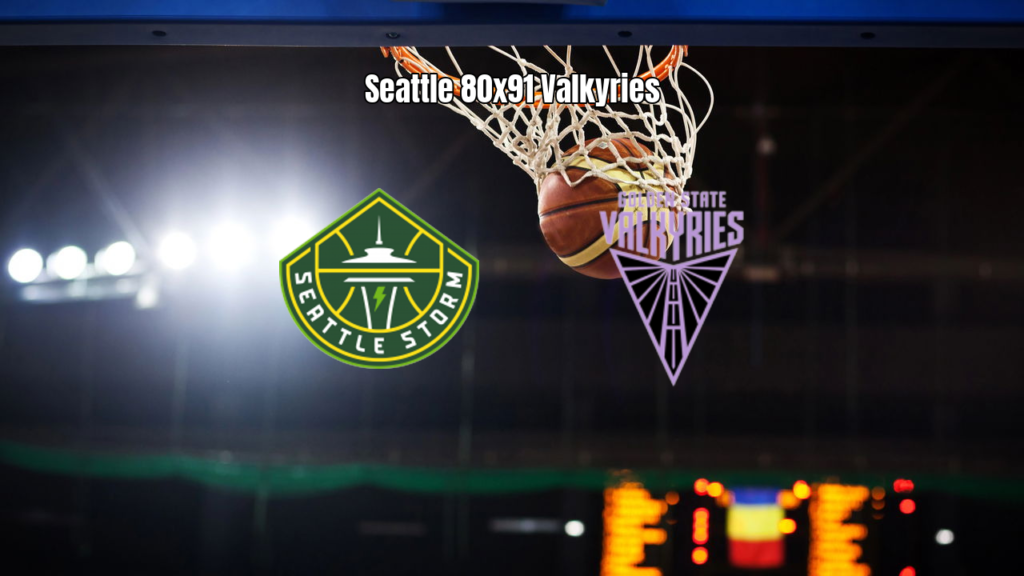 Seattle Storm 80 x 91 Golden State Valkyries – Virada Fora
