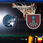 Minnesota Lynx perde para Atlanta Dream por 91 a 90 na WNBA
