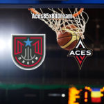 Las Vegas Aces vence Atlanta Dream por 85 a 84 em jogo eletrizante