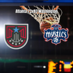 Washington Mystics vence Atlanta Dream por 83 a 72 na WNBA