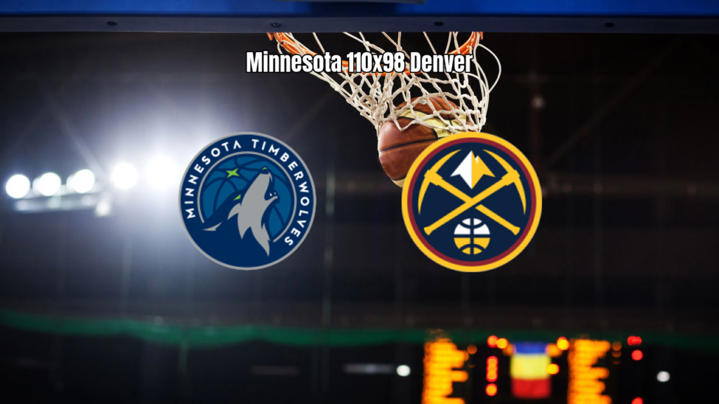 Timberwolves dominam Nuggets e vencem na NBA por 110 a 98
