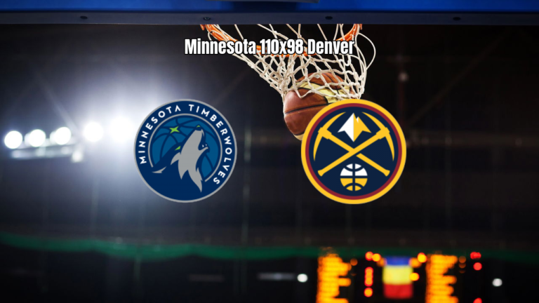 Timberwolves dominam Nuggets e vencem na NBA por 110 a 98