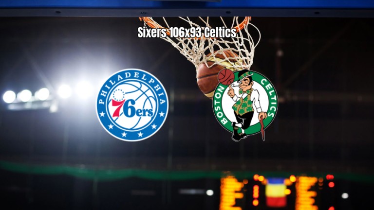 Philadelphia 76ers domina Boston Celtics e vence por 106 a 93