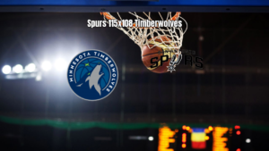Spurs vencem Timberwolves por 115 a 108 na NBA