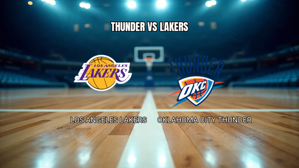 Palpite: Oklahoma City Thunder x Los Angeles Lakers (10/05/2026)