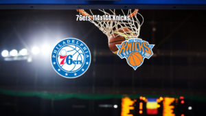 Knicks atropelam 76ers por 144 a 114 na NBA