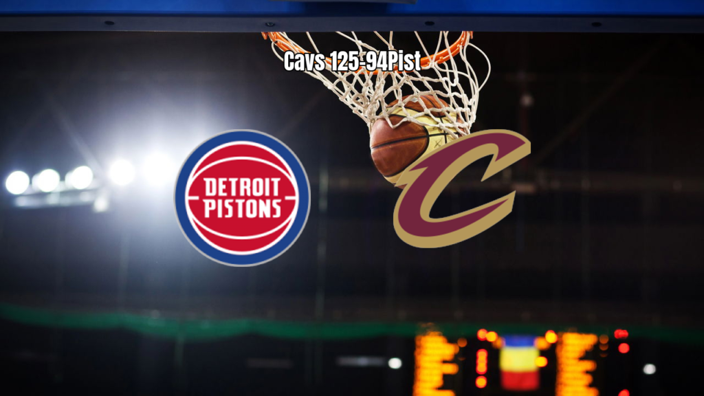 Cavaliers dominam Pistons e vencem por 125 a 94 na NBA