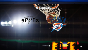 Oklahoma City Thunder vence San Antonio Spurs por 123 a 108