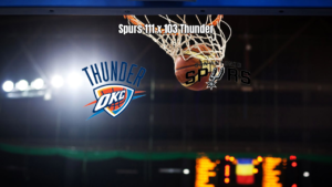 San Antonio Spurs vence Oklahoma City Thunder por 111 a 103