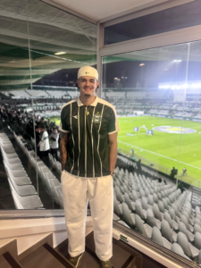 Gui Santos, da NBA, prestigia Coritiba x Bahia no Couto Pereira