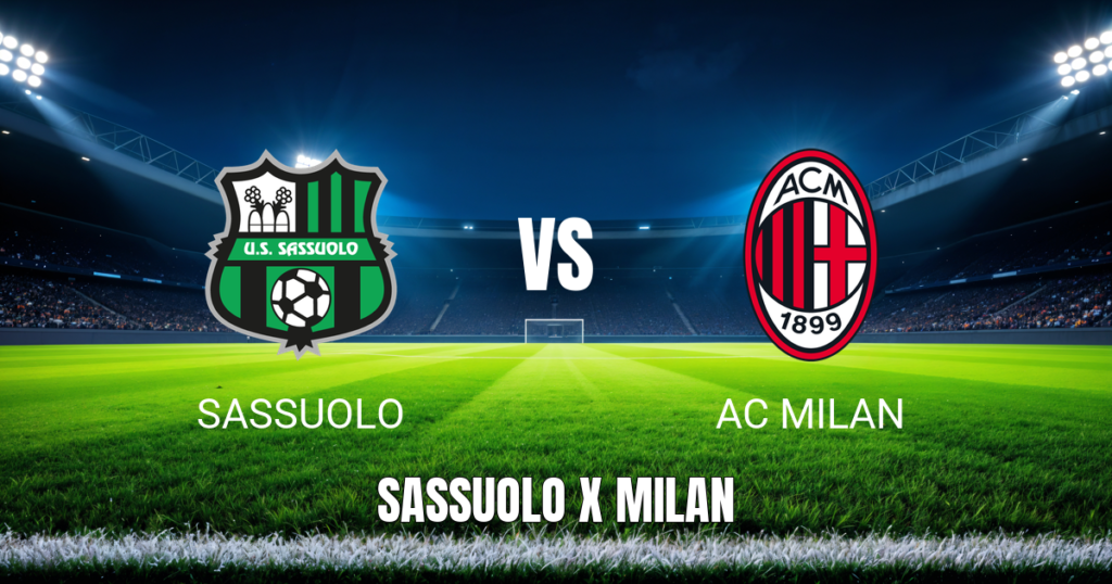 Onde Assistir Sassuolo x AC Milan ao Vivo: Palpite e Transmissão 03/05/2026
