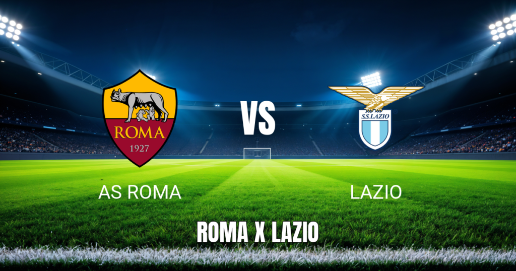 Onde assistir Roma x Lazio ao vivo: Palpite e horário em 17/05/2026