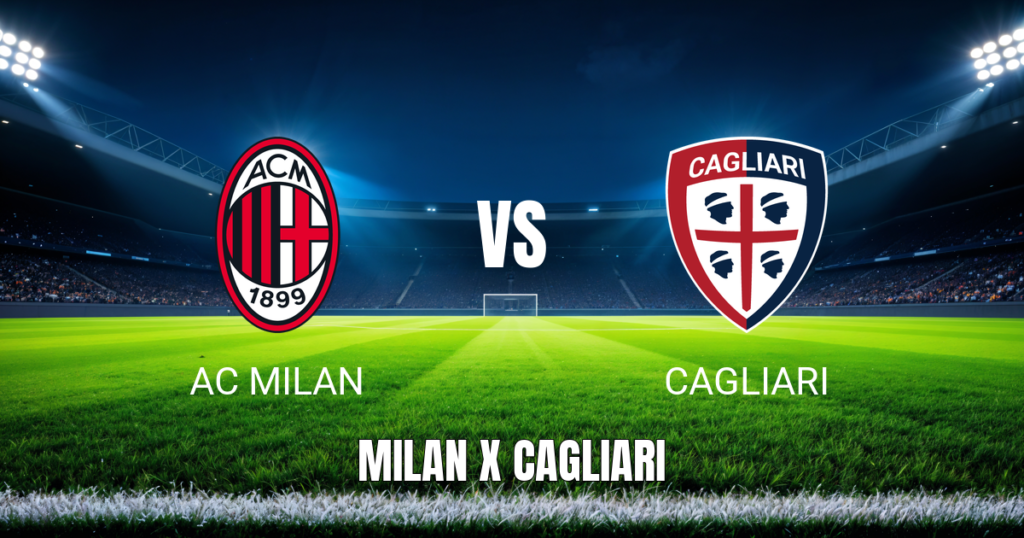 Onde assistir AC Milan x Cagliari: Palpite e Transmissão 24/05/2026