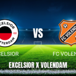 Onde Assistir Excelsior x FC Volendam ao Vivo: Palpite e Escalações para 10/05/2026