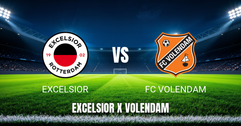 Onde Assistir Excelsior x FC Volendam ao Vivo: Palpite e Escalações para 10/05/2026