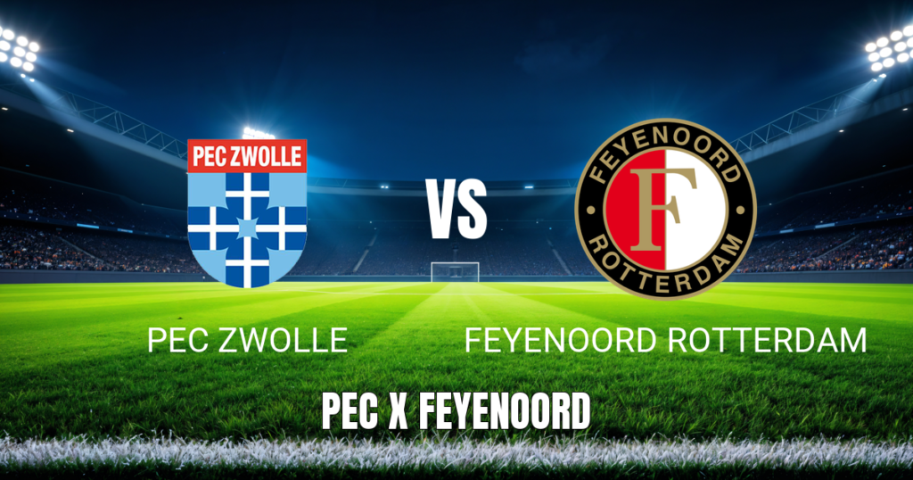 Onde assistir a PEC Zwolle x Feyenoord: Palpite e análise para 17/05/2026