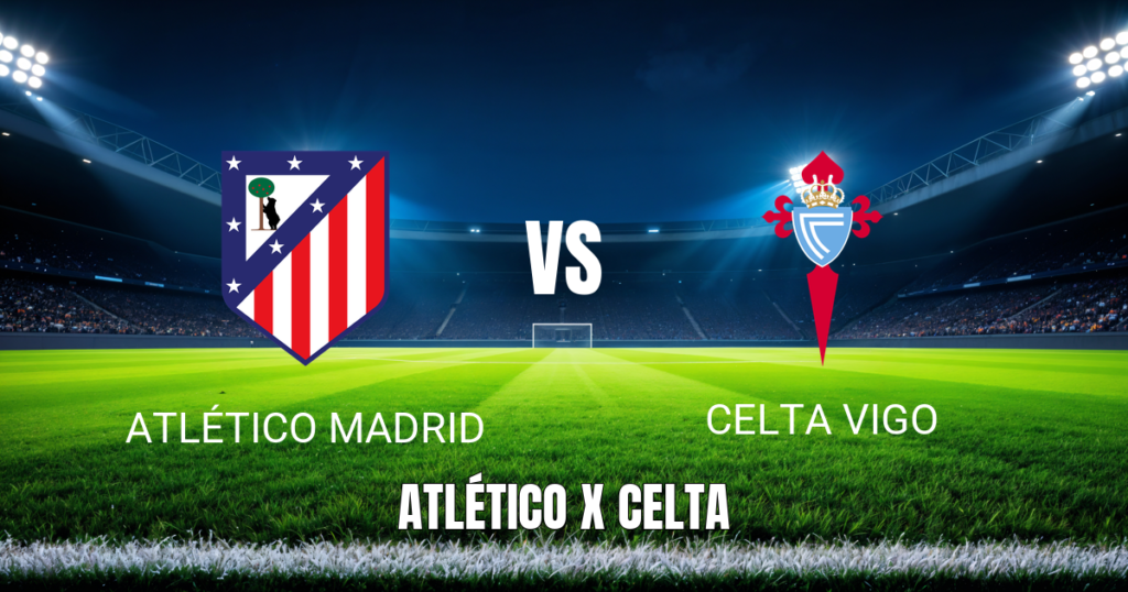 Onde assistir a Atlético Madrid x Celta Vigo AO VIVO – La Liga 09/05/2026 – Palpite e escalações