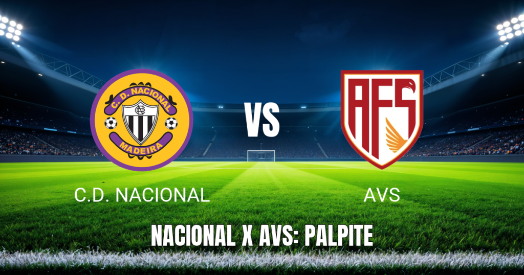 Onde assistir Nacional x AVS ao vivo: Palpite e escalações 02/05/2026