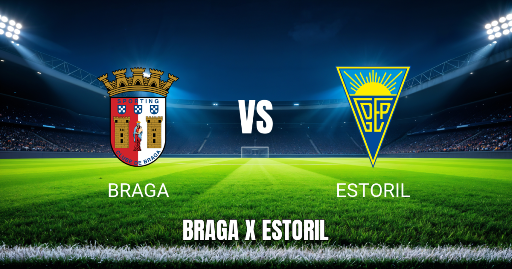 Onde assistir Braga x Estoril ao vivo: Palpite e odds para 03/05/2026