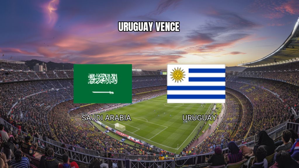 Palpite: Uruguai x Arábia Saudita – Copa 15/06/2026