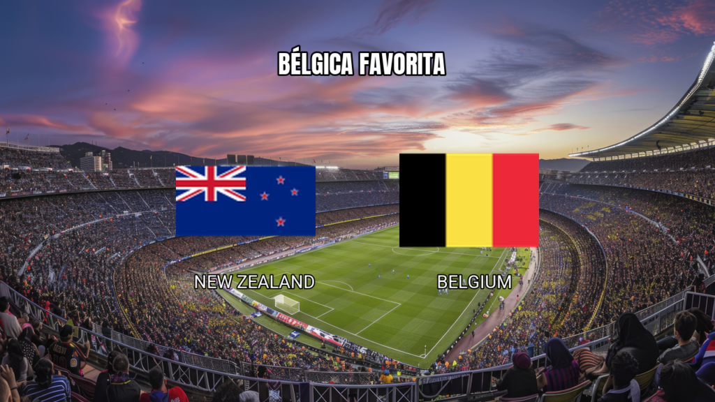 Palpite Nova Zelândia x Bélgica: Análise e Prognóstico 27/06/2026
