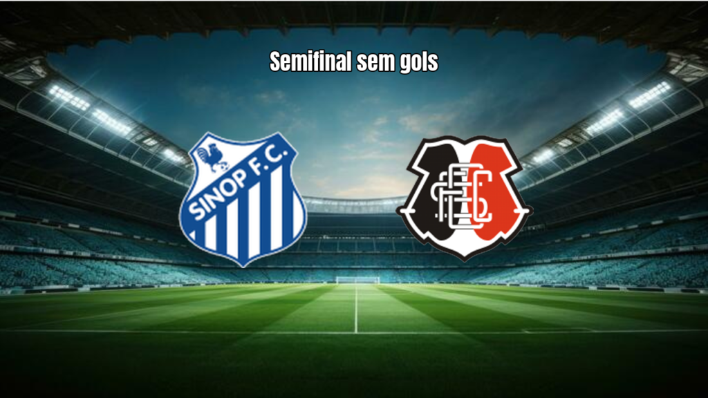 Sinop FC 0-0 Santa Cruz MT: Semifinal sem gols