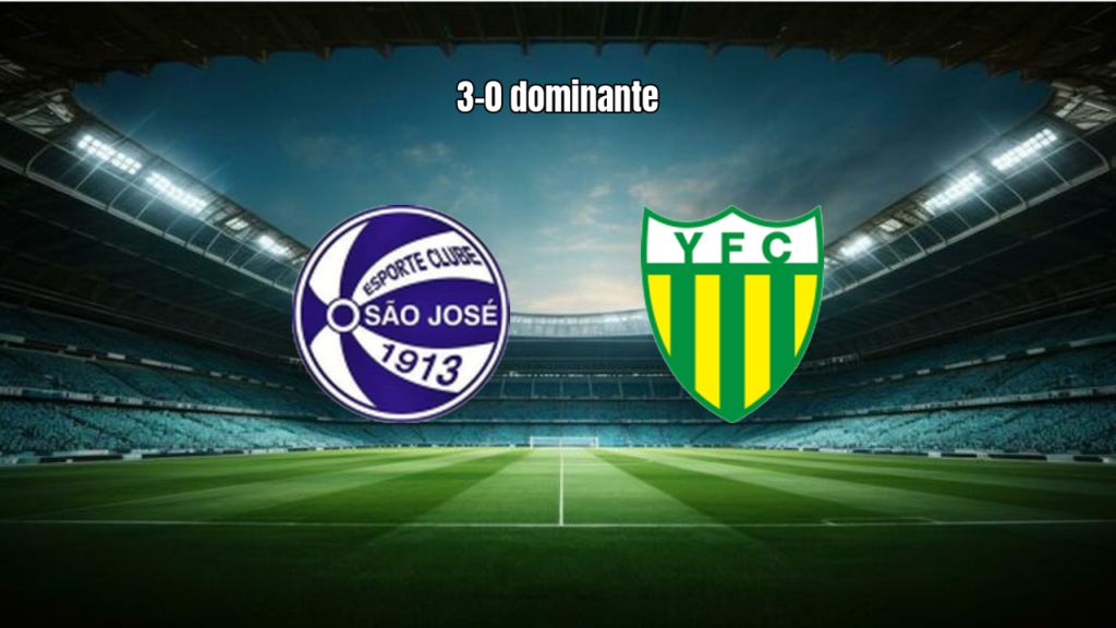 São José PA U20 domina Ypiranga Erechim e avança no Estadual Junior