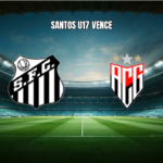 Santos U17 vence Atlético GO e mantém invencibilidade no Brasileiro