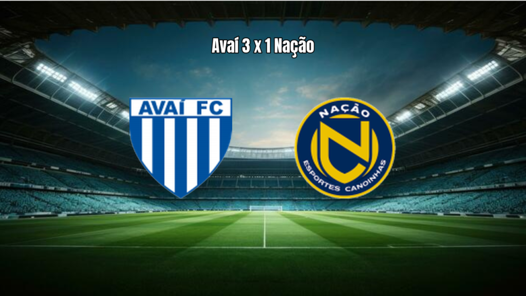 Avaí U20 supera Nação U20 com 3 a 1 no Catarinense