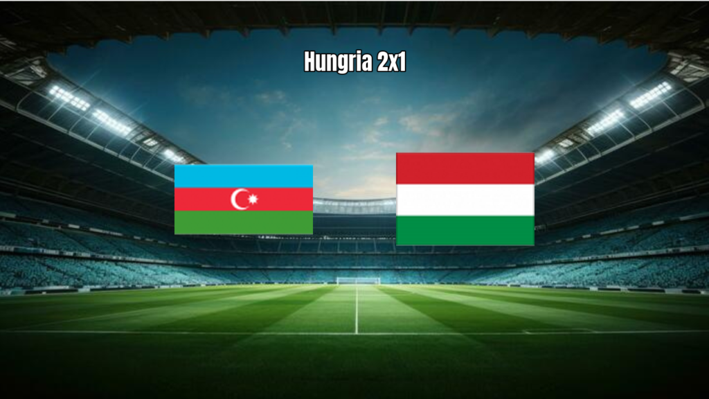 Hungria vence Azerbaijão por 2 a 1 em jogo equilibrado