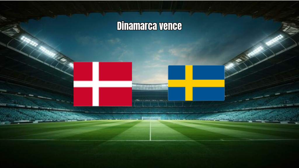 Dinamarca vence Suécia por 2 a 1 nas Eliminatórias Europeias