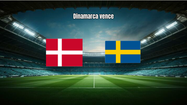 Dinamarca vence Suécia por 2 a 1 nas Eliminatórias Europeias