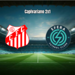 Capivariano U20 2x1 Sfera U20 em partida eletrizante