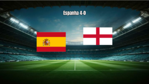 Espanha domina Inglaterra e vence por 4 a 0 nas Eliminatórias