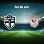 Real Brasília U20 vence Santa Maria U20 por 3 a 0 no Brasiliense U20