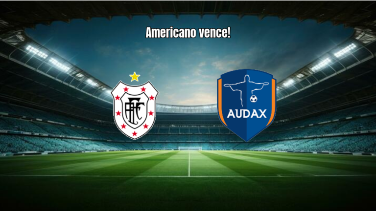 Americano Campos 3x1 Audax Rio: vitória convincente no Carioca A2