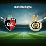 Caucaia U20 e Alianca U20 empatam sem gols no Cearense sub-20