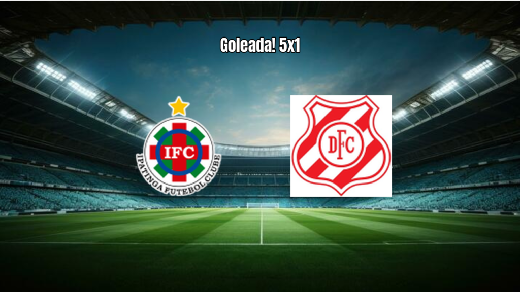 Ipatinga 1x5 Democrata SL: Goleada pela 2ª rodada do Mineiro Módulo II