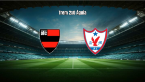 Trem vence Águia de Marabá por 2 a 0 na Série D