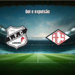 Independente SP 0-1 Santacruzense: Gol de Cambuhy e expulsão