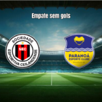 Ceilandense U20 e Paranoa U20 empatam sem gols na 4ª rodada