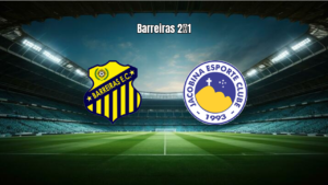 Barreiras FC vence Jacobina por 2 a 1 pela 6ª rodada do Baiano