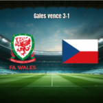 País de Gales vence República Tcheca por 3 a 1 em eliminatórias